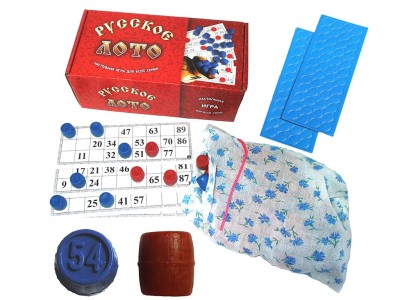 Игра Русское лото (пластиковые бочонки) 