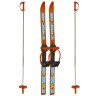 Мини лыжи Вираж-Спорт для детей 5-10 лет Длина лыж 100см. Крепление под 28-36 размер