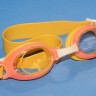 Очки для плавания Leacco Мод.SG1800 (желто-оранжевые)