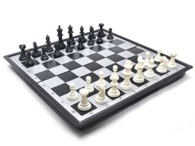 Шахматы шашки нарды - настольная магнитная игра 3в1 с доской (30*30см или 33*33см)