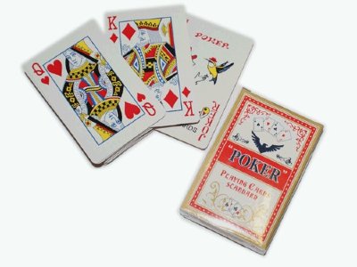 Карты для игры в покер, ламинированные 54шт.