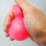 Массажер эспандер шарик для кисти руки с пальцевым фиксатором, силикон (цвета в ассорт.)