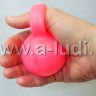 Массажер эспандер шарик для кисти руки с пальцевым фиксатором, силикон (цвета в ассорт.)