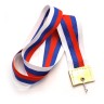 Медаль спортивная с лентой Золото "Баскетбол" Диаметр 6,5см