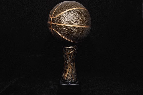 Фигурка наградная Баскетбольный мяч 30см 365г 