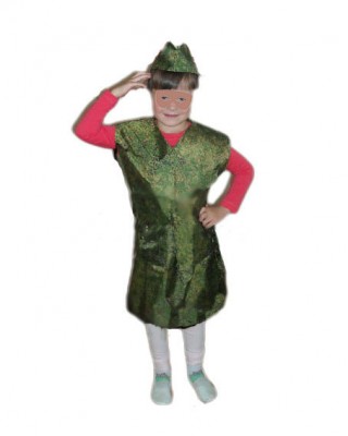 Солдат - девочка Игровой комплект (пилотка, жилет, юбка)