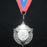Медаль БРОНЗА, диаметр 5см, длина ленты 44см (мод.5502)