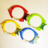 Подводные кольца-рыбки в наборе 4шт Тонущие игрушки 