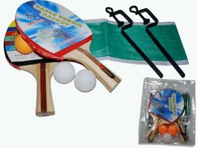 Набор для настольного тенниса (2 ракетки, 3шарика, сетка со стойками). Мод.SH014