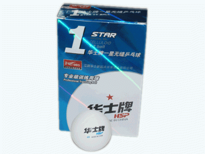 Шарики для настольного тенниса тренировочные HSP 6 штук 1* (1 звезда) Мод.НР051