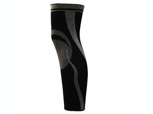 Суппорт ноги эластичный , цвет чёрный-серый 211 SP