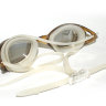 Очки для плавания оправа из силикона, зеркальные линзы с защитой от UV-лучей, антифог мод.WG42А 