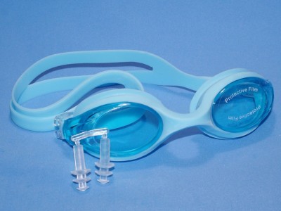 Очки для плавания с мягкой силиконовой оправой. Мод.AF9700
