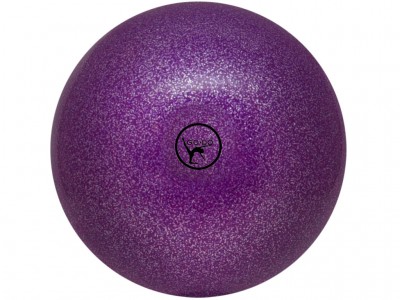Мяч для художественной гимнастики 15см с глиттером (4 расцветки)