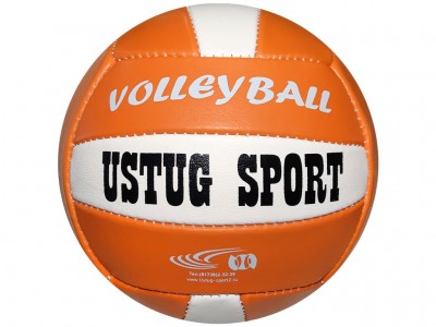 Мяч волейбольный Великий Устюг, кож/зам, шитый (260-280г). Мод.6С122-К64 