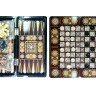 Шахматы шашки нарды - настольная игра 3в1 с доской (34*34см или 39*39см )