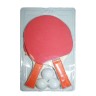 Набор для игры в настольный теннис (2 ракетки + 3 шарика). Мод.0122