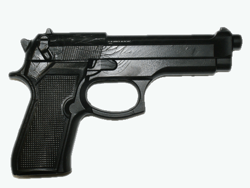 Пистолет резиновый тренировочный Мод.ПТ-1М