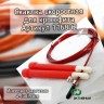 Скакалка скоростная для Кросс фита 75г. Шнур 3м стальной в оплетке Мод.С-10