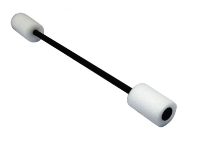 Штанга для воды для аквааэробики длина 100см Серия ЭКО бело/черная (бюджетный вариант) 