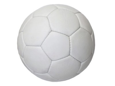 Мяч футбольный №5 белый Синтетич. кожа Duxon. Можно использовать для нанесения логотипов и автографов