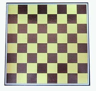 Доска картонная для игры в шахматы, шашки 33*33см Мод.Q220