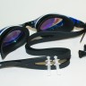 Очки для плавания LEACCO со сменной переносицей мод.МС1603