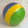 Мяч 125мм Полоса, лакированный