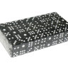 Кубик игровой черный №12 (упаковка 100шт.)  