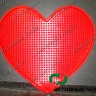Коврик массажный Сердце (подарочный) из каучука мод.1301