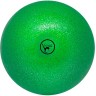Мяч для художественной гимнастики 19см 400г с глиттером (7 расцветок) 