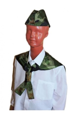 Военный №2 Игровой комплект (воротник с планкой и пилотка)  