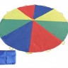 Игра парашют малого размера 1,5 метра с 8-ю ручками (4-х цветный)