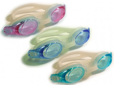 Очки для плавания Оправа литая силиконовая  Мод.LX1800