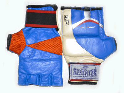Перчатки для рукопашного боя, натуральная кожа и гель Размер M, L, XL