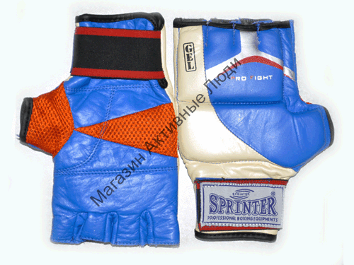 Перчатки для рукопашного боя, натуральная кожа и гель Размер M, L, XL